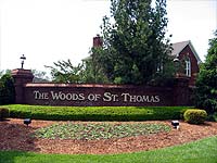Photo of Entry into Woods Of St. Thomas Louisville Kentucky