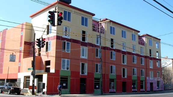 Photo of new condos in Butchertown in Louisville, KY