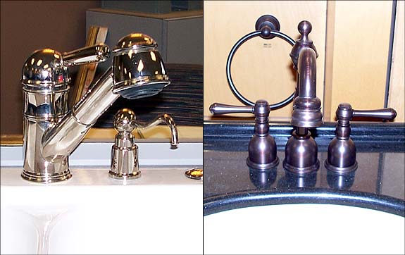 Photo of a couple of new faucet styles