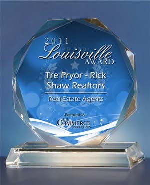 Louisville real estate award for Tre Pryor