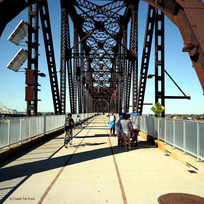 Photo of the Big Four Bridge Louisville KY
