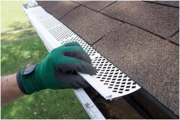 Photo of filters for seamless gutters.