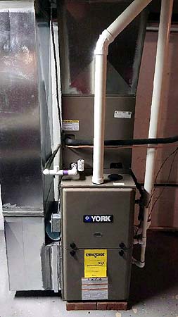 Photo of a new residential furnace