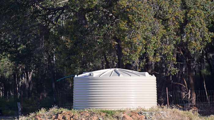 Photo of a rain water tank