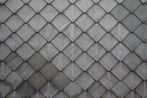 Photo of a slate tile roof