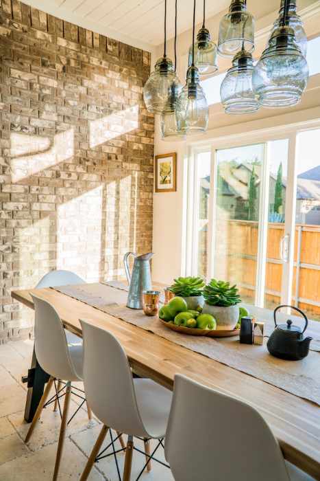 Photo of a beautifully staged kitchen eating area - Key Home Staging Tips
