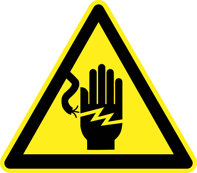 Electrical danger symbol - Water Damage to Electrical Systems