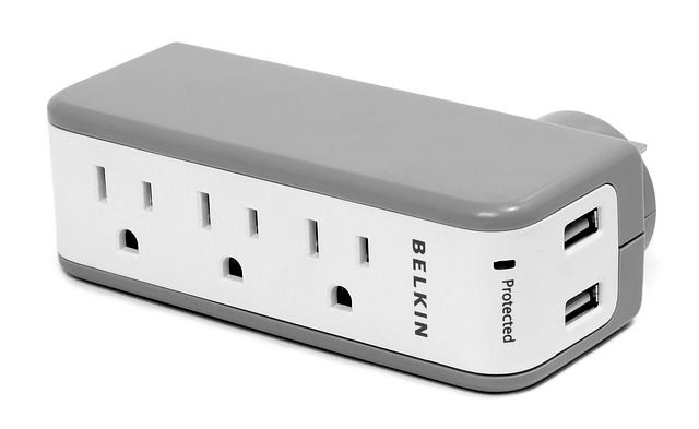 Photo of a Belkin surge protector