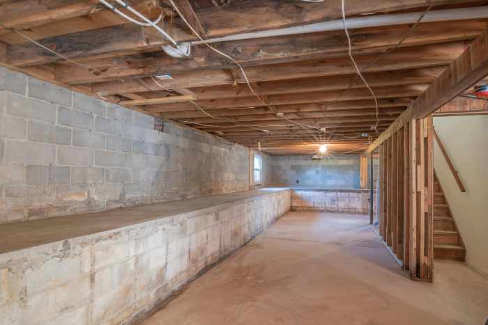 Photo of an unfinished basement and foundation - Foundation Problems: Why Ignoring Them Can Lead to Expensive Repairs