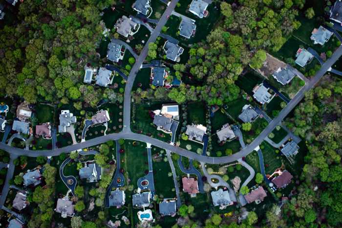 Photo of an overhead view of a housing neighborhood - Why Location Is Still King for Rental Success