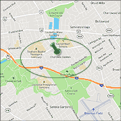Map of Cherokee Gardens Louisville Kentucky